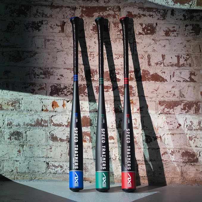 Axe Speed Trainers 3-Pack Weighted Baseball Bat Hitting Sytem Powered