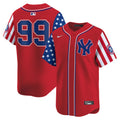 Aaron Judge New York Yankees 2024 Independence Day Vapor Premier Limited Jersey - All Stitched - Men, Red