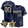 Astros Armed Forces Day Vapor Premier Limited Custom Jersey - All Stitched - Men, Navy
