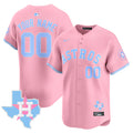Astros Bubblegum Pink Vapor Premier Limited Custom Jersey - All Stitched - Men, Pink