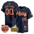 Atlanta Braves Atliens & Peach Vapor Premier Limited Custom Jersey - All Stitched - Men, Atliens
