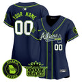 Atlanta Braves Atliens Vapor Premier Limited Custom Jersey - All Stitched - Women, Atliens