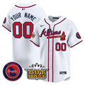 Atlanta Braves Atliens Vapor Premier Limited Custom Jersey - All Stitched - Men, White