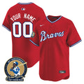 Atlanta Braves Throwback 1974 - 1982 Vapor Premier Limited Custom Jersey - All Stitched - Men, 1980