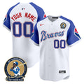 Atlanta Braves Throwback 1974 - 1982 Vapor Premier Limited Custom Jersey - All Stitched - Men, 1974