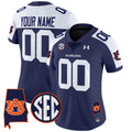 Auburn Tigers 2024 Alabama Patch Vapor Limited Custom Jersey - All Stitched - Women, Navy Alternate