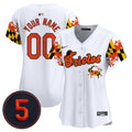 Baltimore Orioles Robinson Patch Vapor Premier Limited Custom Jersey V7 - All Stitched - Women, White