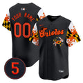 Baltimore Orioles Robinson Patch Vapor Premier Limited Custom Jersey V7 - All Stitched - Men, Black