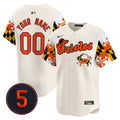 Baltimore Orioles Robinson Patch Vapor Premier Limited Custom Jersey V7 - All Stitched - Men, Cream