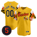Baltimore Orioles Robinson Patch Vapor Premier Limited Custom Jersey V7 - All Stitched - Men, Gold