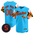 Baltimore Orioles Robinson Patch Vapor Premier Limited Custom Jersey V7 - All Stitched - Men, Light Blue