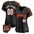 Bengals Vapor Premier Limited Custom Jersey - All Stitched - Women, Black