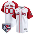 Boston Red Sox 2024 Spring Training Patch Vapor Premier Limited Custom Jersey - All Stitched - Men, Red Alternate