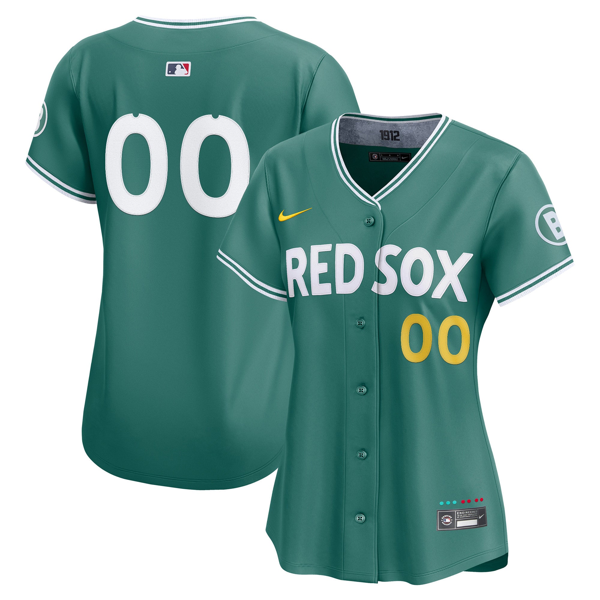 Boston Red Sox 2025 City Connect Vapor Premier Limited Custom Jersey V3 - All Stitched - Women, Custom