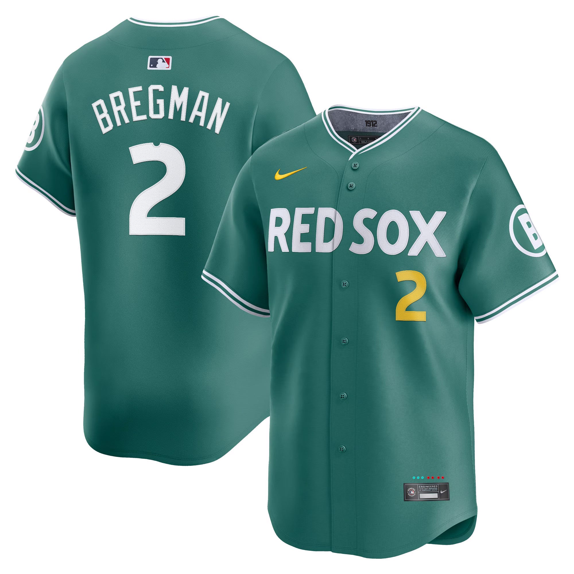Boston Red Sox 2025 City Connect Vapor Premier Limited Jersey V2 - All Stitched - Men, Alex Bregman