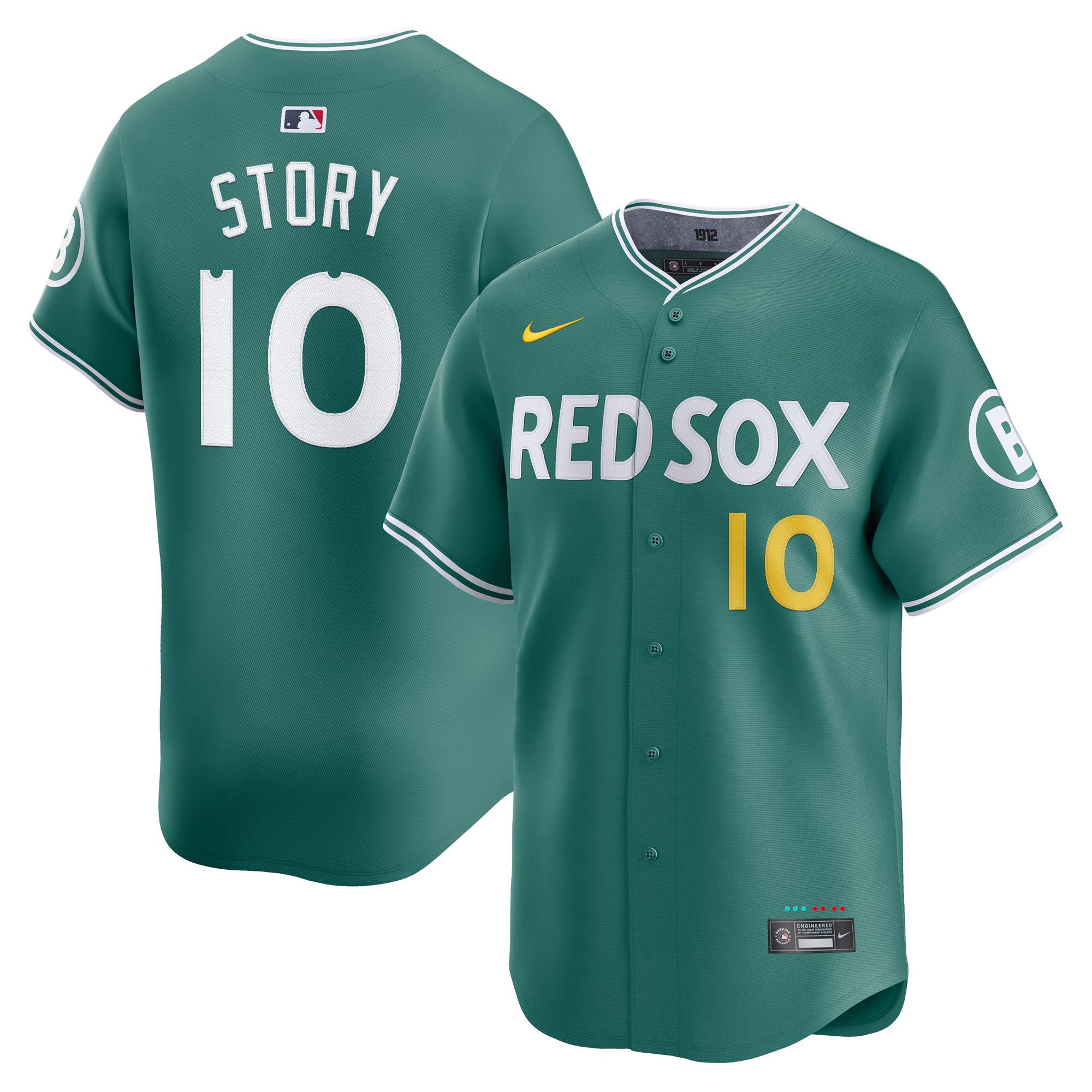 Boston Red Sox 2025 City Connect Vapor Premier Limited Jersey V2 - All Stitched - Men, Trevor Story