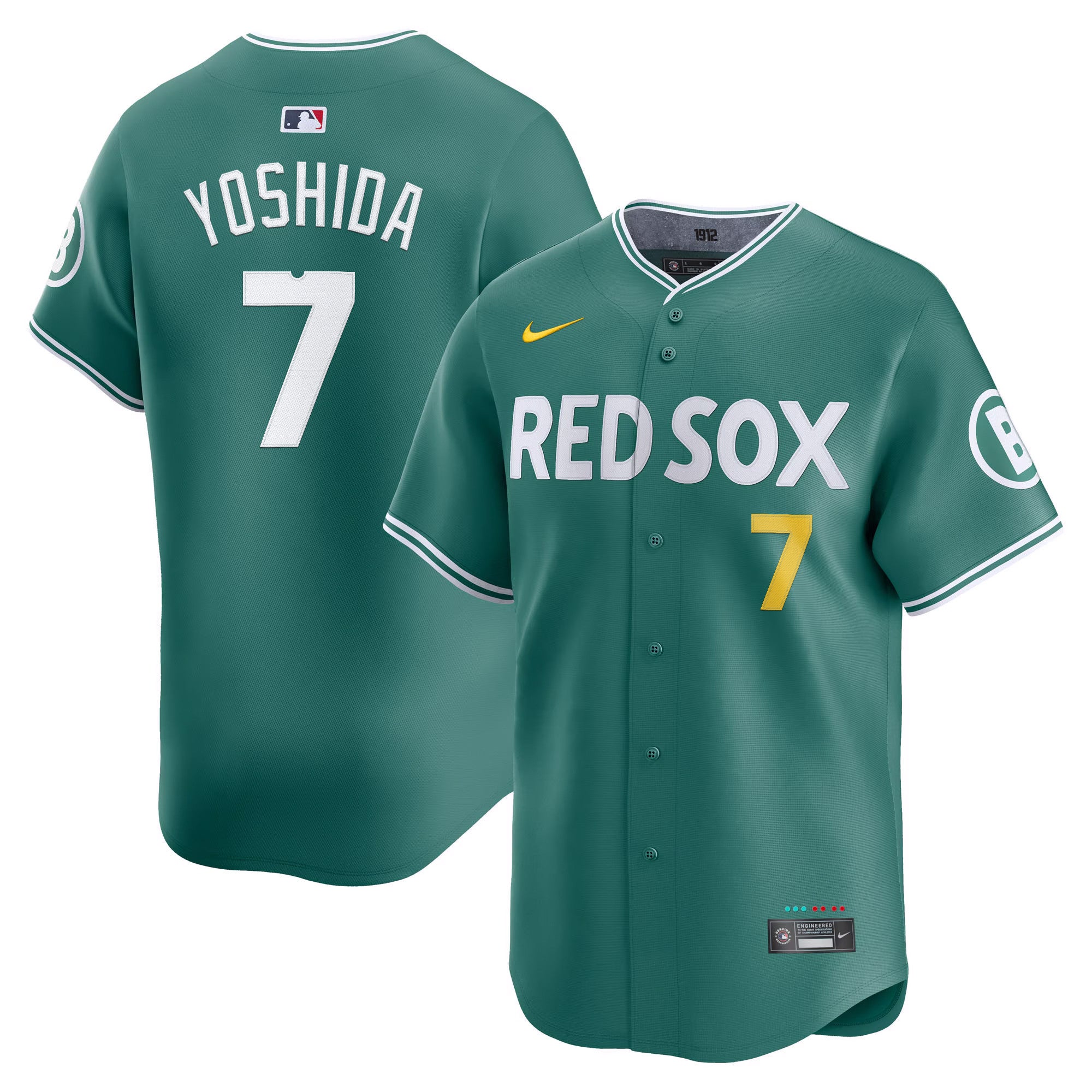 Boston Red Sox 2025 City Connect Vapor Premier Limited Jersey V2 - All Stitched - Men, Masataka Yoshida
