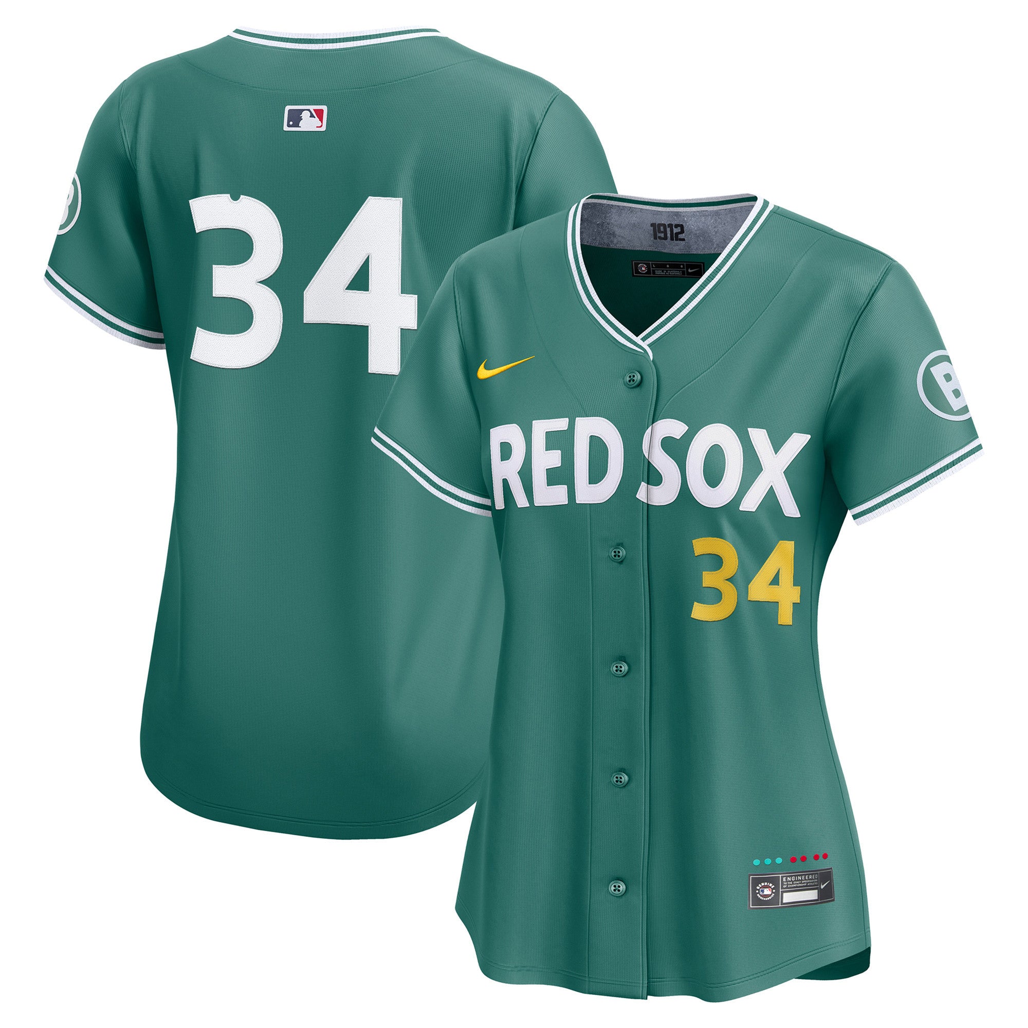 Boston Red Sox 2025 City Connect Vapor Premier Limited Jersey V3 - All Stitched - Women, David Ortiz