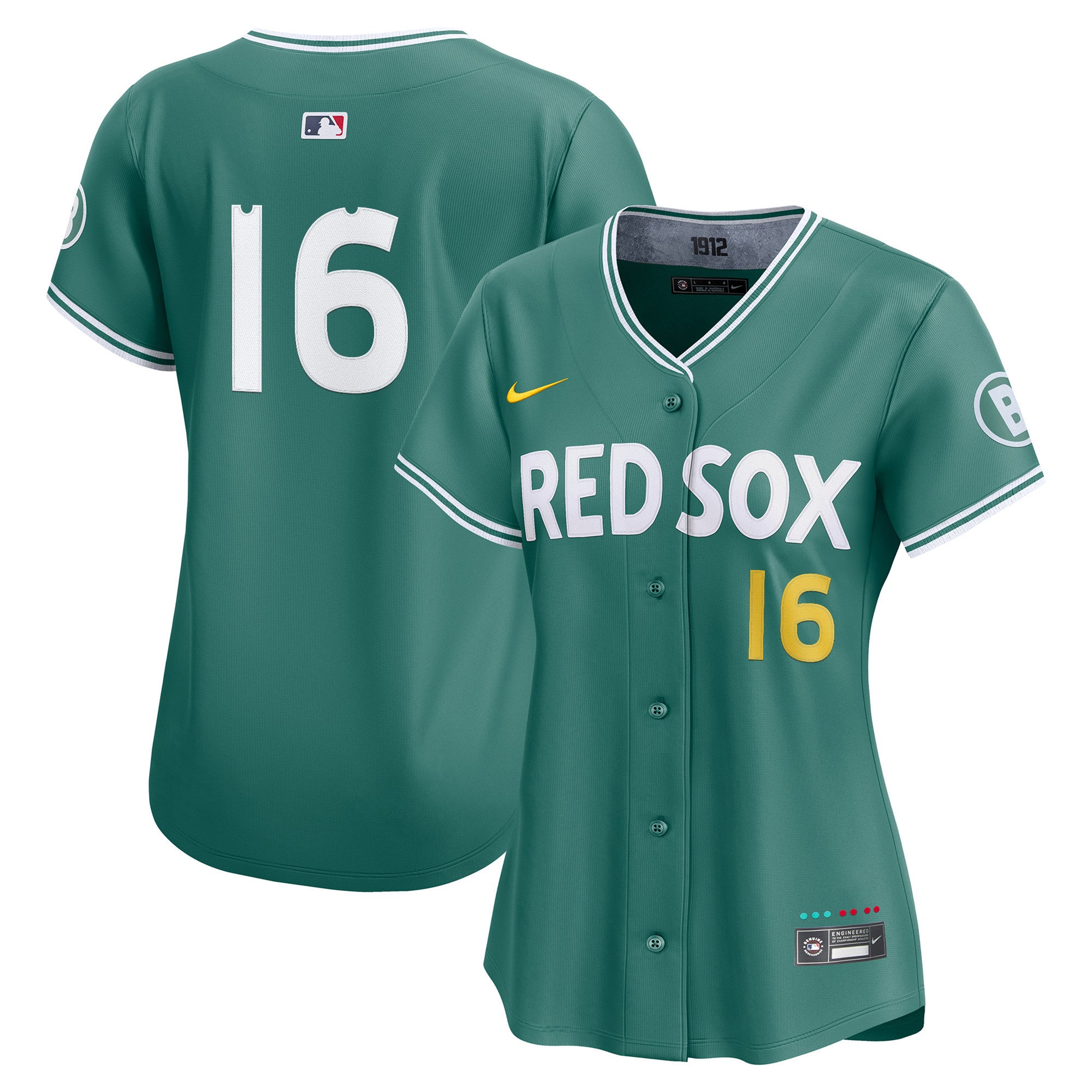 Boston Red Sox 2025 City Connect Vapor Premier Limited Jersey V3 - All Stitched - Women, Jarren Duran