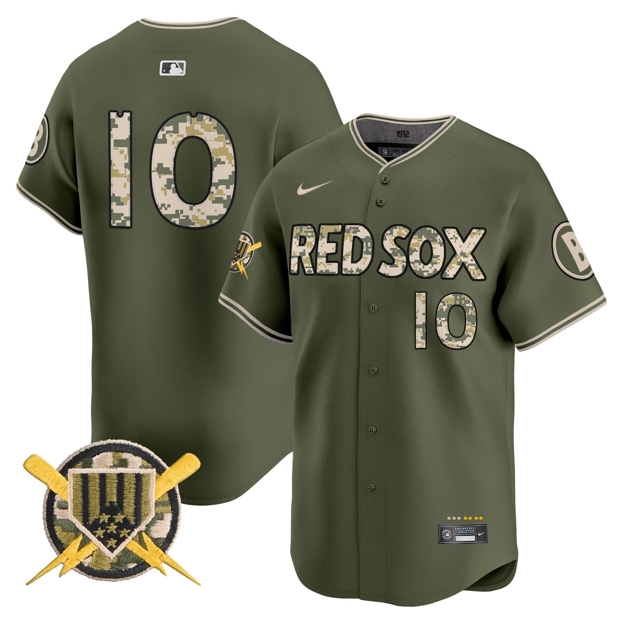 Boston Red Sox Armed Forces Day Vapor Premier Limited Jersey - All Stitched - Men, Trevor Story