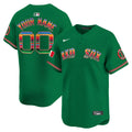 Boston Red Sox Mexico Vapor Premier Limited Custom Jersey - All Stitched - Men, Green