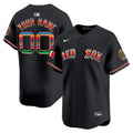 Boston Red Sox Mexico Vapor Premier Limited Custom Jersey - All Stitched - Men, Black