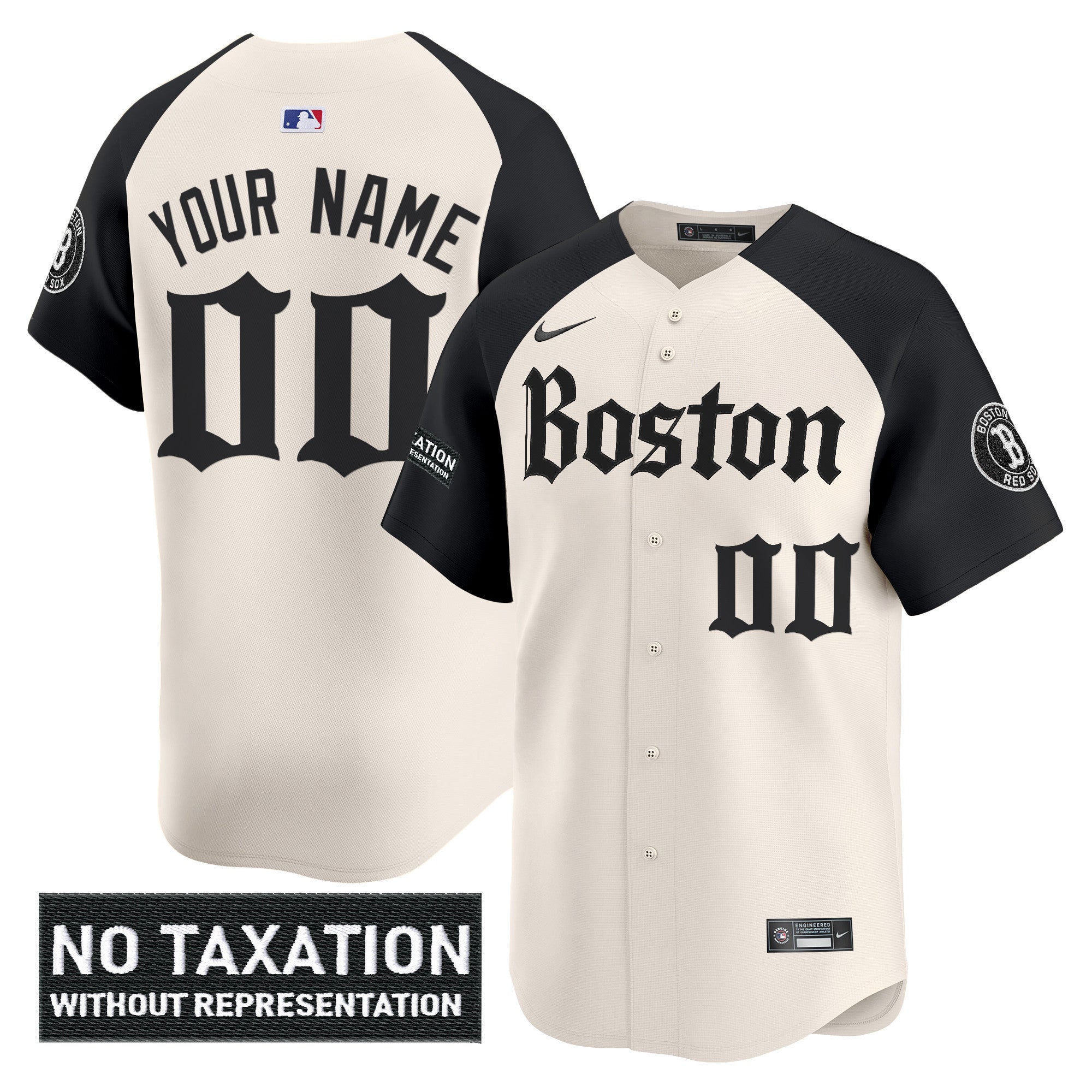 Boston Red Sox 'Retro Newspaper Edition' Vapor Premier Limited Custom Jersey - All Stitched - Men, Alternate