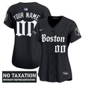 Boston Red Sox 'Retro Newspaper Edition' Vapor Premier Limited Custom Jersey - All Stitched - Women, Black