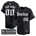 Boston Red Sox 'Retro Newspaper Edition' Vapor Premier Limited Custom Jersey - All Stitched - Men, Black