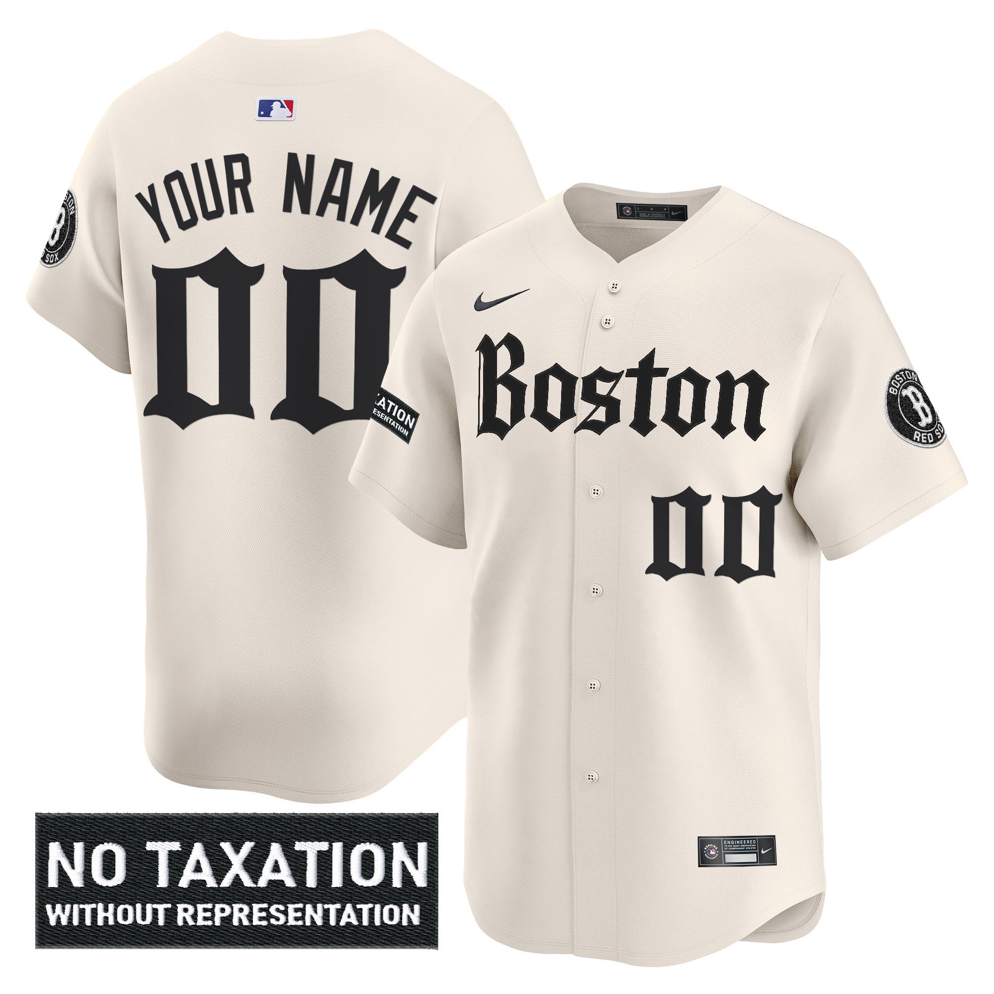 Boston Red Sox 'Retro Newspaper Edition' Vapor Premier Limited Custom Jersey - All Stitched - Men, Retro Newspaper