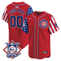 Chicago Cubs 2024 Fourth of July Vapor Premier Limited Custom Jersey V2 - All Stitched - Men, Red