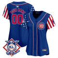 Chicago Cubs 2024 Fourth of July Vapor Premier Limited Custom Jersey V2 - All Stitched - Youth, Royal