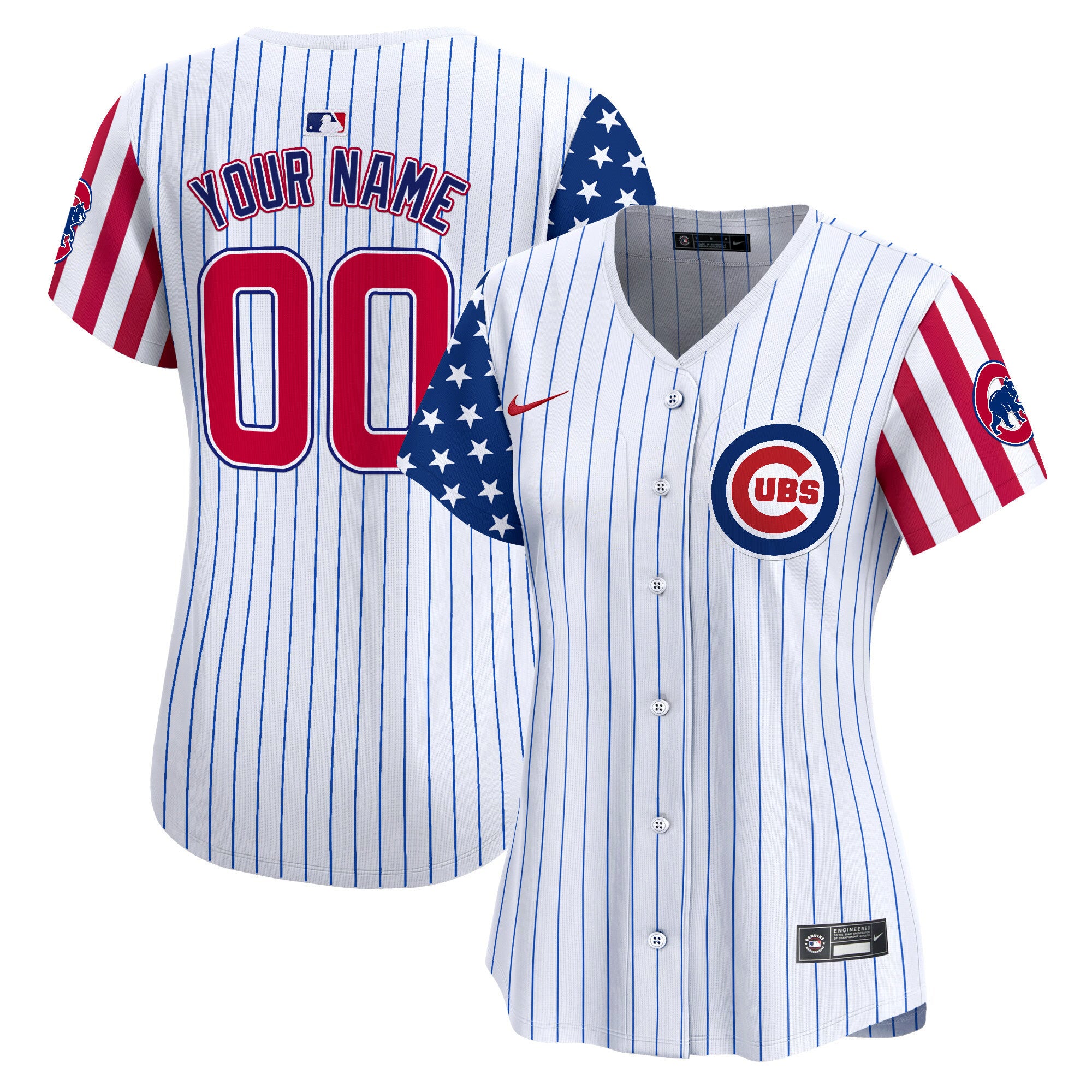 Women's Chicago Cubs Blue Alternate Vapor Premier Limited Jersey - All Stitched - Black, Patrick Wisdom