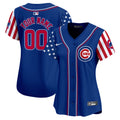 Women's Chicago Cubs Blue Alternate Vapor Premier Limited Jersey - All Stitched - Black, Nico Hoerner