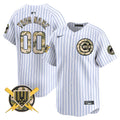 Chicago Cubs Armed Forces Day Vapor Premier Limited Custom Jersey - All Stitched - Men, Pinstripe