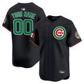 Chicago Cubs Mexico Vapor Premier Limited Custom Jersey V3 - All Stitched - Men, Black