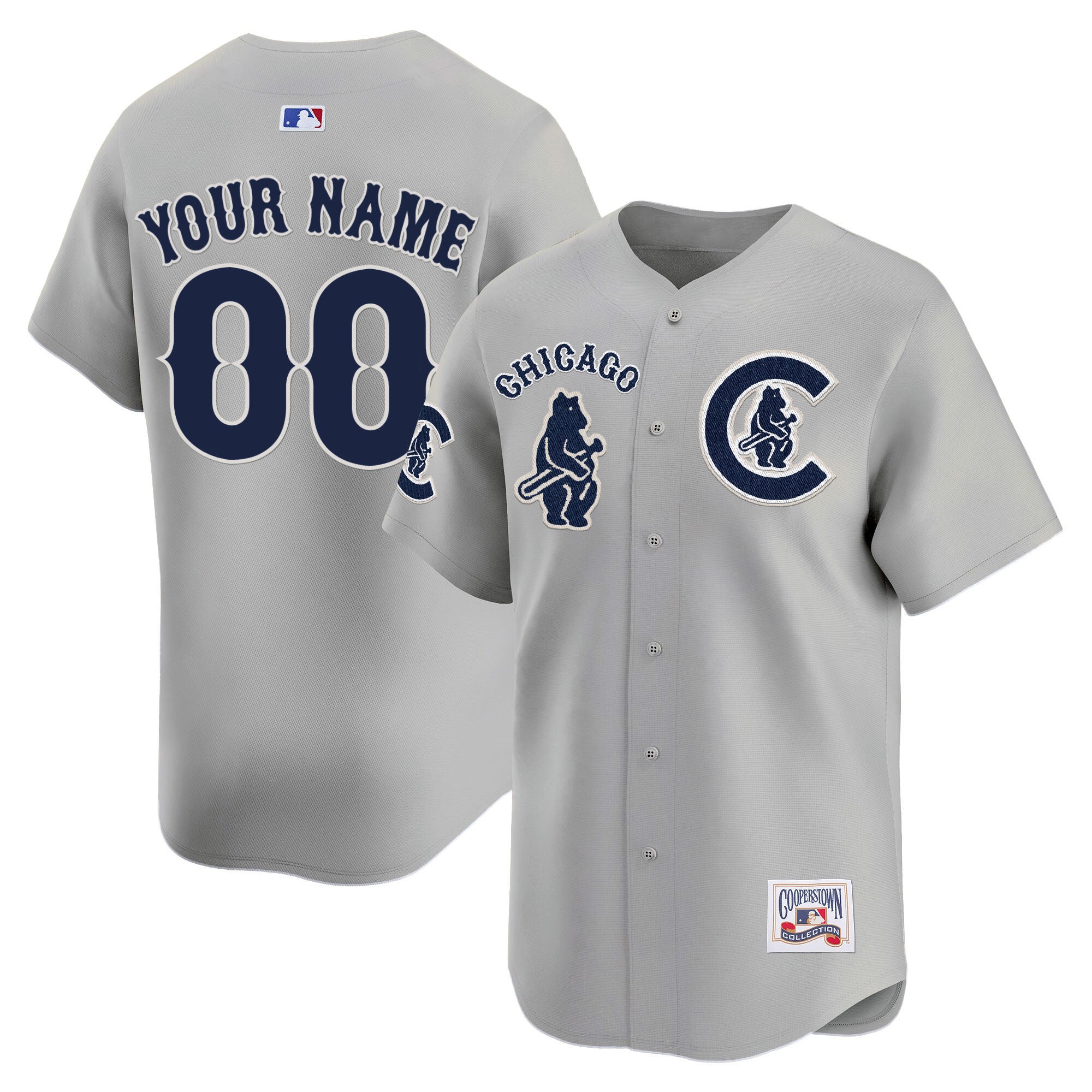 Chicago Cubs Special Vapor Premier Limited Custom Jersey V2 - All Stitched - Men, Gray Road