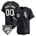 Chicago White Sox 2024 Spring Training Patch Vapor Premier Limited Custom Jersey - All Stitched - Men, Black