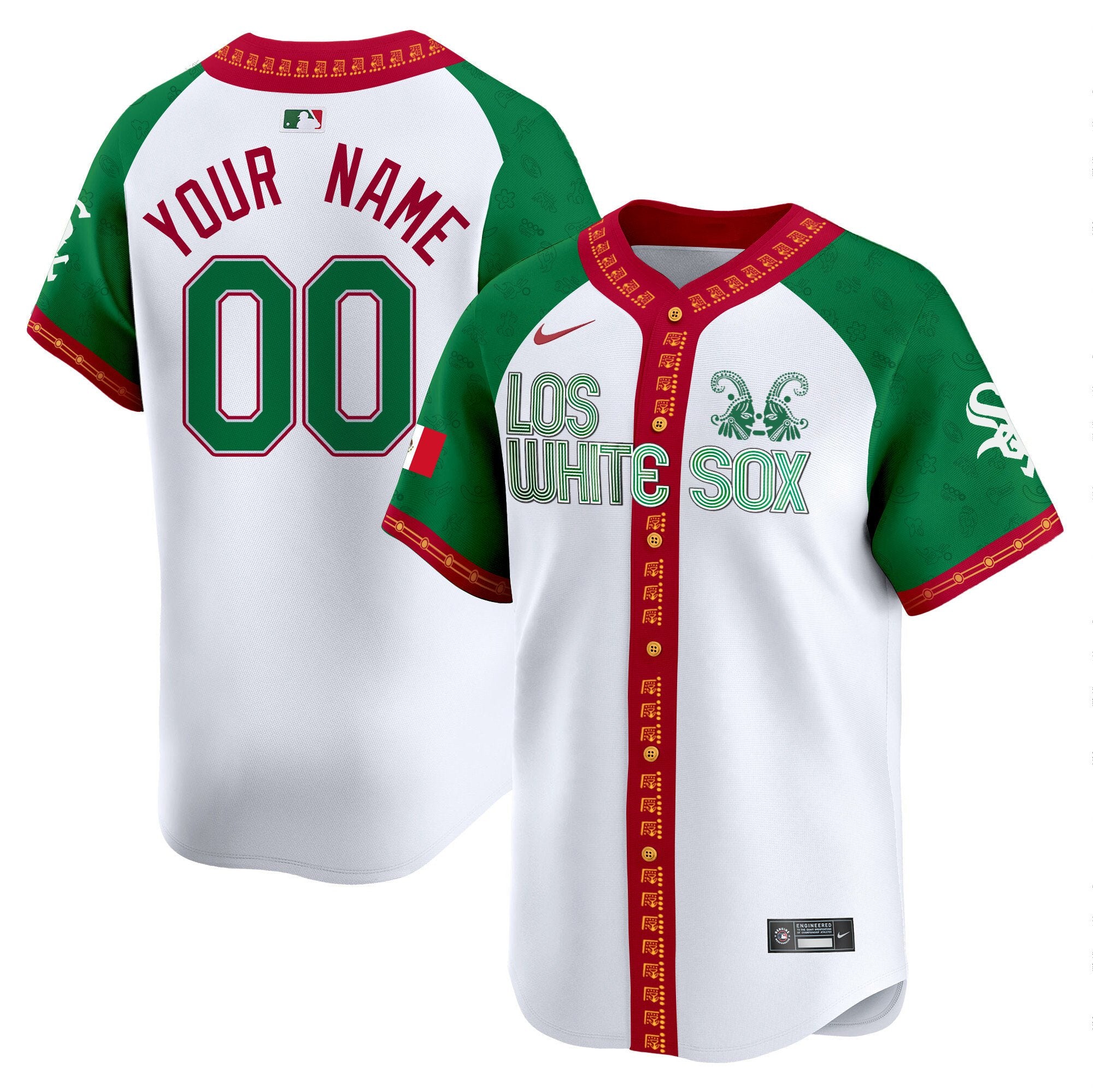 Chicago White Sox Mexico Vapor Premier Limited Custom Jersey - All Stitched - Youth, Alternate