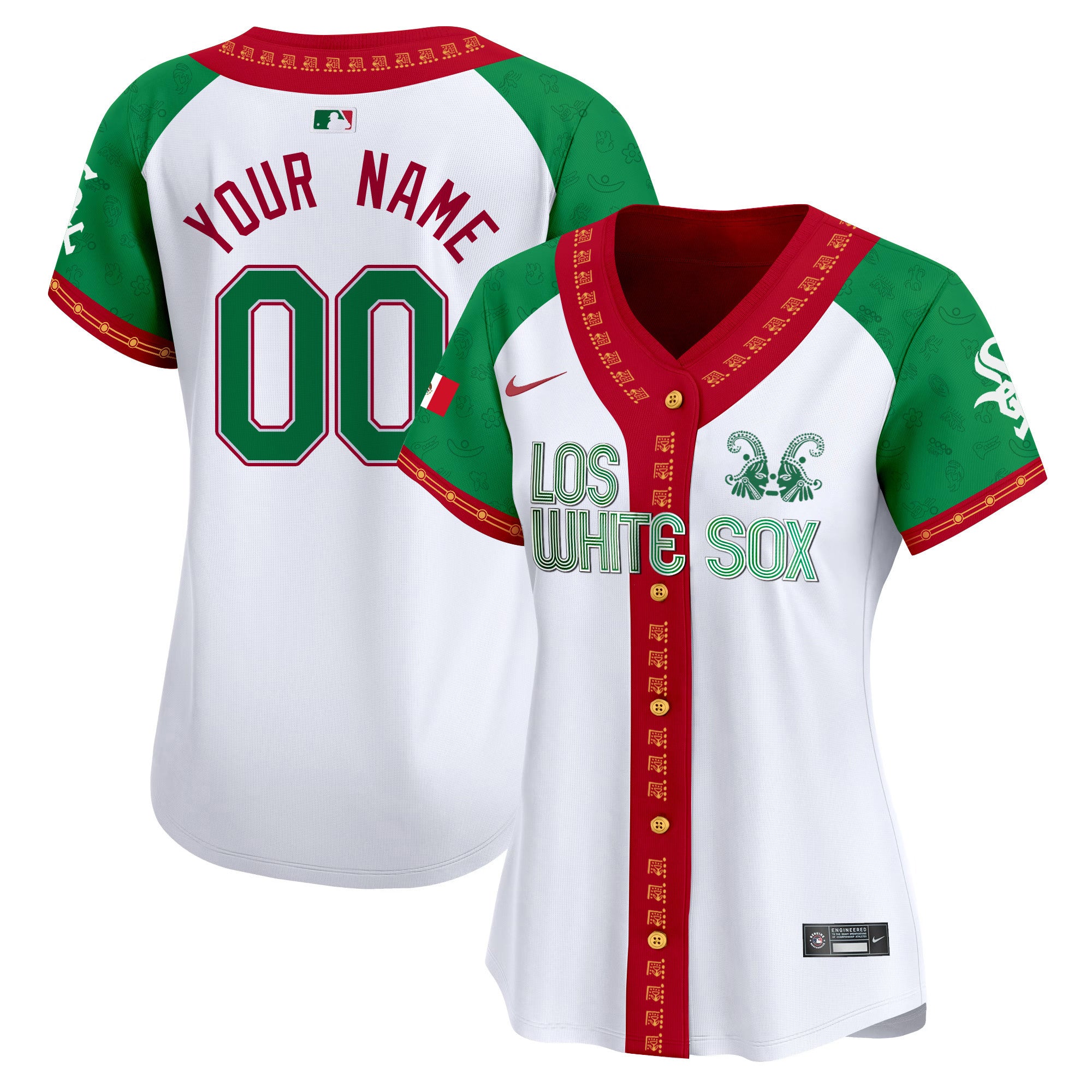 Chicago White Sox Mexico Vapor Premier Limited Custom Jersey - All Stitched - Women, Alternate