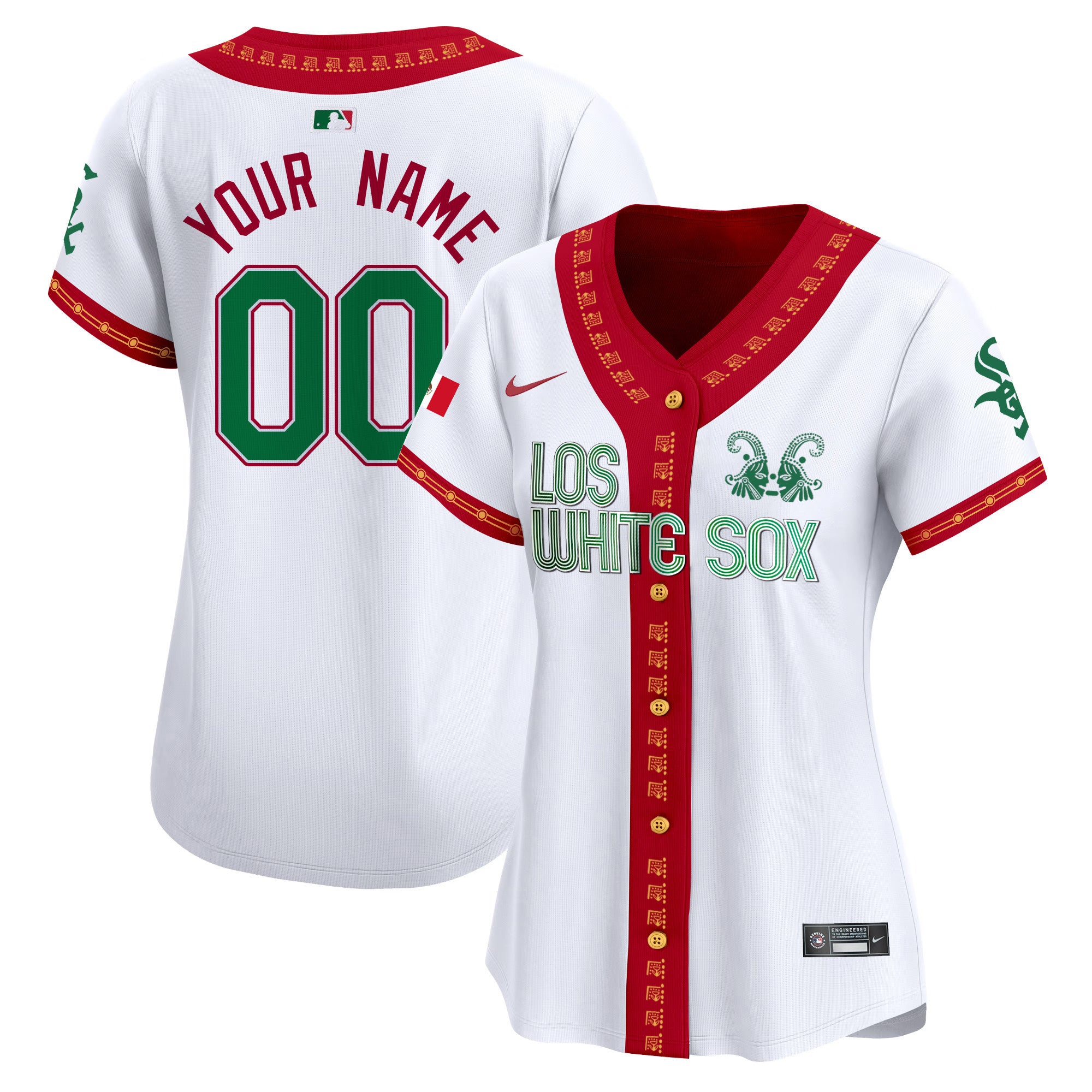 Chicago White Sox Mexico Vapor Premier Limited Custom Jersey - All Stitched - Women, White