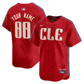 Cleveland Guardians 2024 City Connect Vapor Premier Limited Custom Jersey - All Stitched - Youth, Red