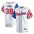 Cleveland Guardians 2024 Independence Day Vapor Premier Limited Jersey - All Stitched - Men, Steven Kwan