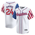 Cleveland Guardians 2024 Independence Day Vapor Premier Limited Jersey - All Stitched - Men, Triston McKenzie