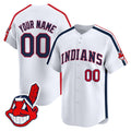 Cleveland Indians Ricky 'Wild Thing' Vaughn Vapor Premier Limited Custom Jersey - All Stitched - Men, White