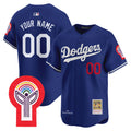 Dodgers 1981 Cooperstown Custom Jersey - All Stitched - Men, Royal