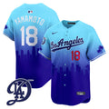 Dodgers 2024 City Connect Vapor Premier Limited Jersey V2 - All Stitched - Youth, Yamamoto