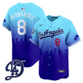 Dodgers 2024 City Connect Vapor Premier Limited Jersey V2 - All Stitched - Men, Kike Hernandez