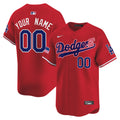 Dodgers 2024 Independence Day Vapor Premier Limited Custom Jersey - All Stitched - Men, Red
