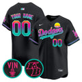 Dodgers 2024 Los Angeles City Style Vapor Premier Limited Custom Jersey V2 - All Stitched - Men, Black